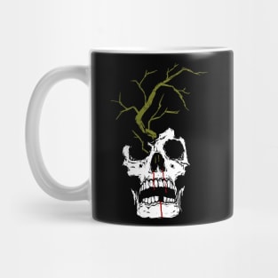 driftwood skull Mug